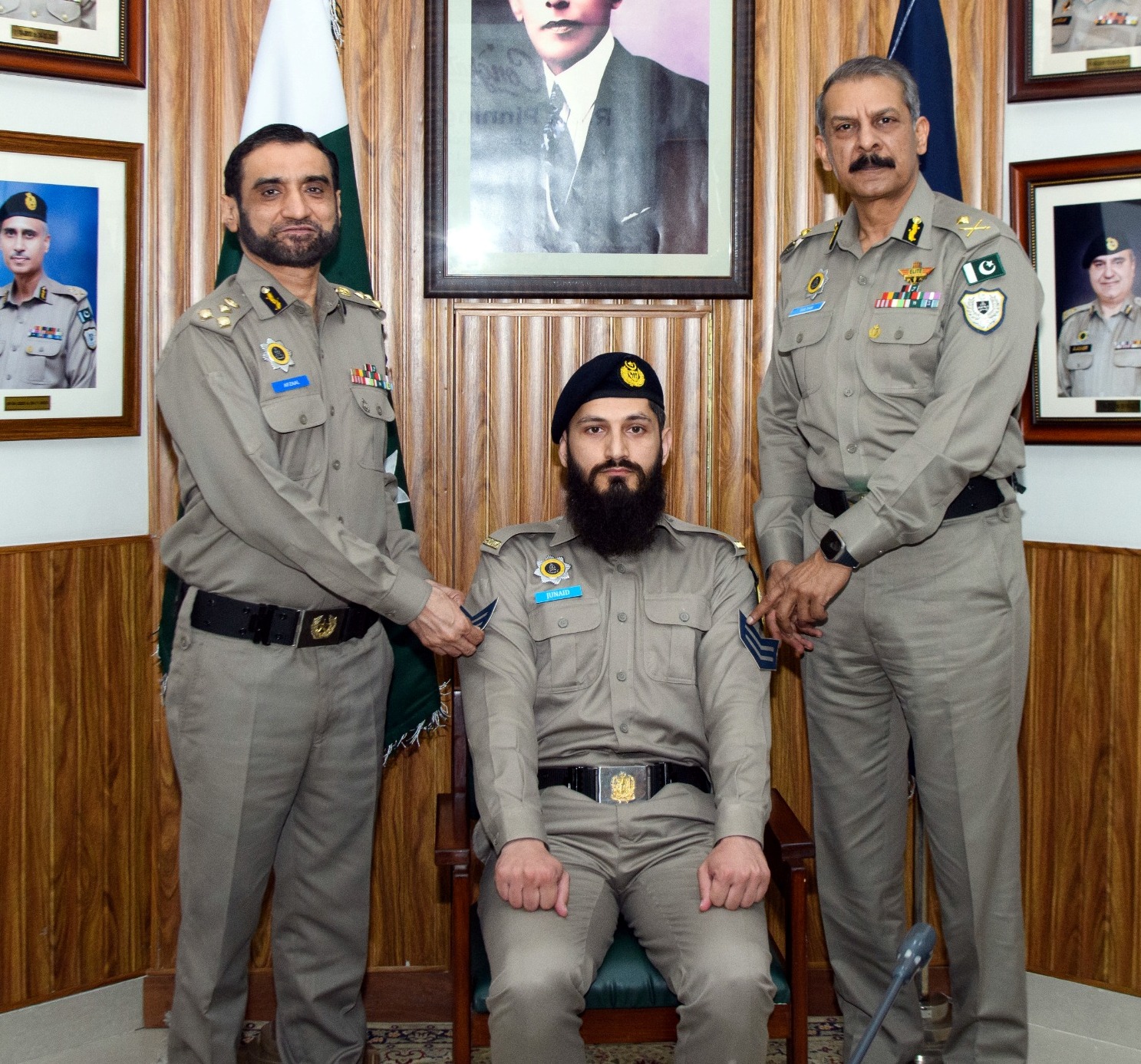 PROMOTION RANK-BADGE CEREMONY HELD FOR NHMP OFFICERS